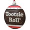 Northlight 3.5" Silver and Brown "Tootsie Roll" Candy Logo Christmas Ornament